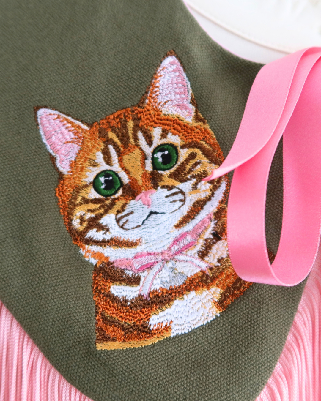 Orange Cat Detachable Collar