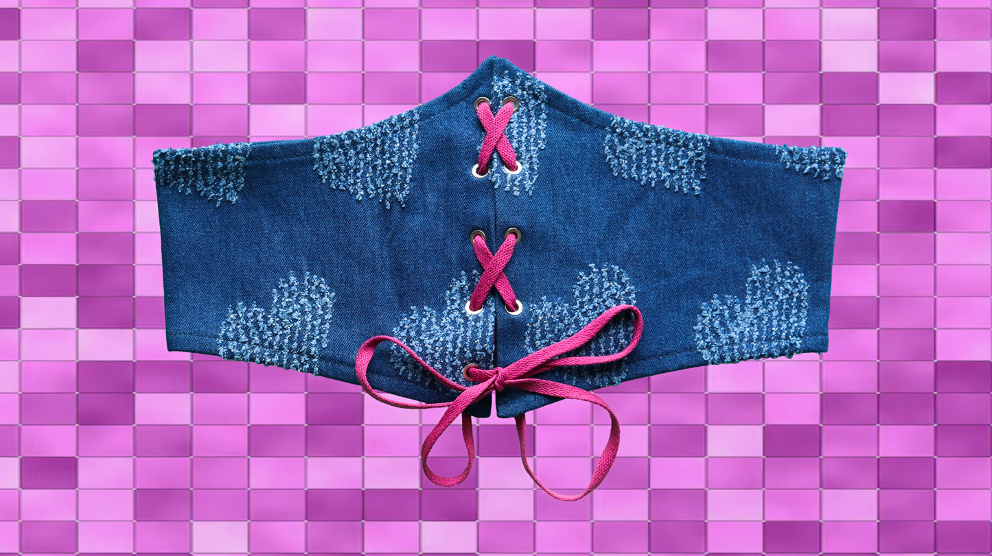 Y2K heartbreak Underbust Corset