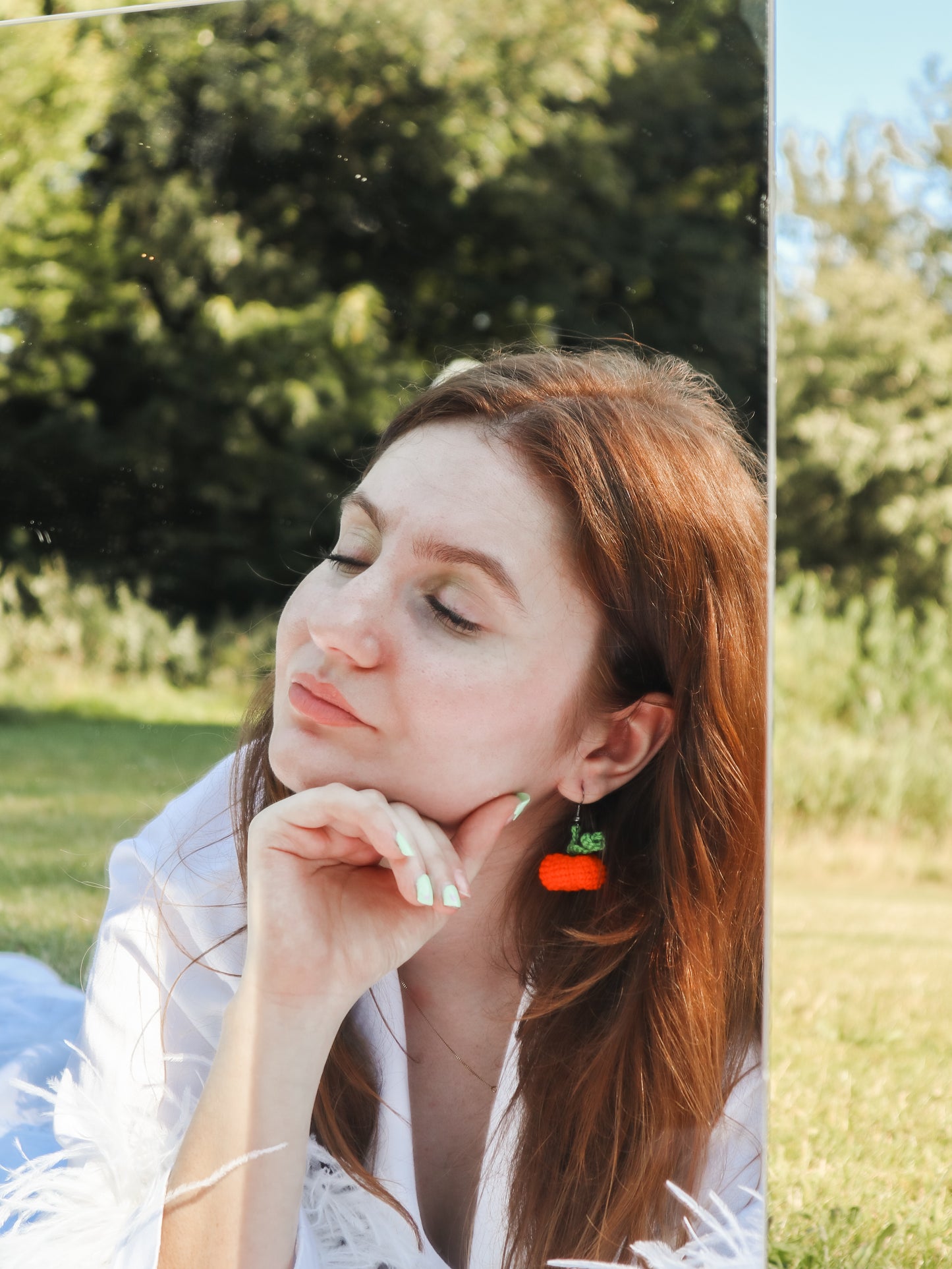 Pumpkin Spice earrings