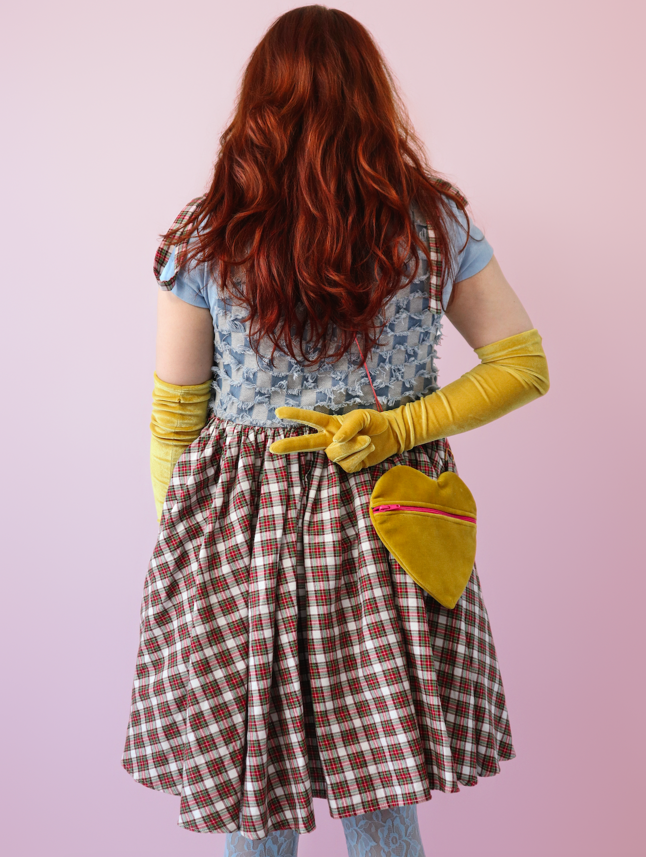 Heart-Shaped Grunge In Red (Sorry No Pockets)