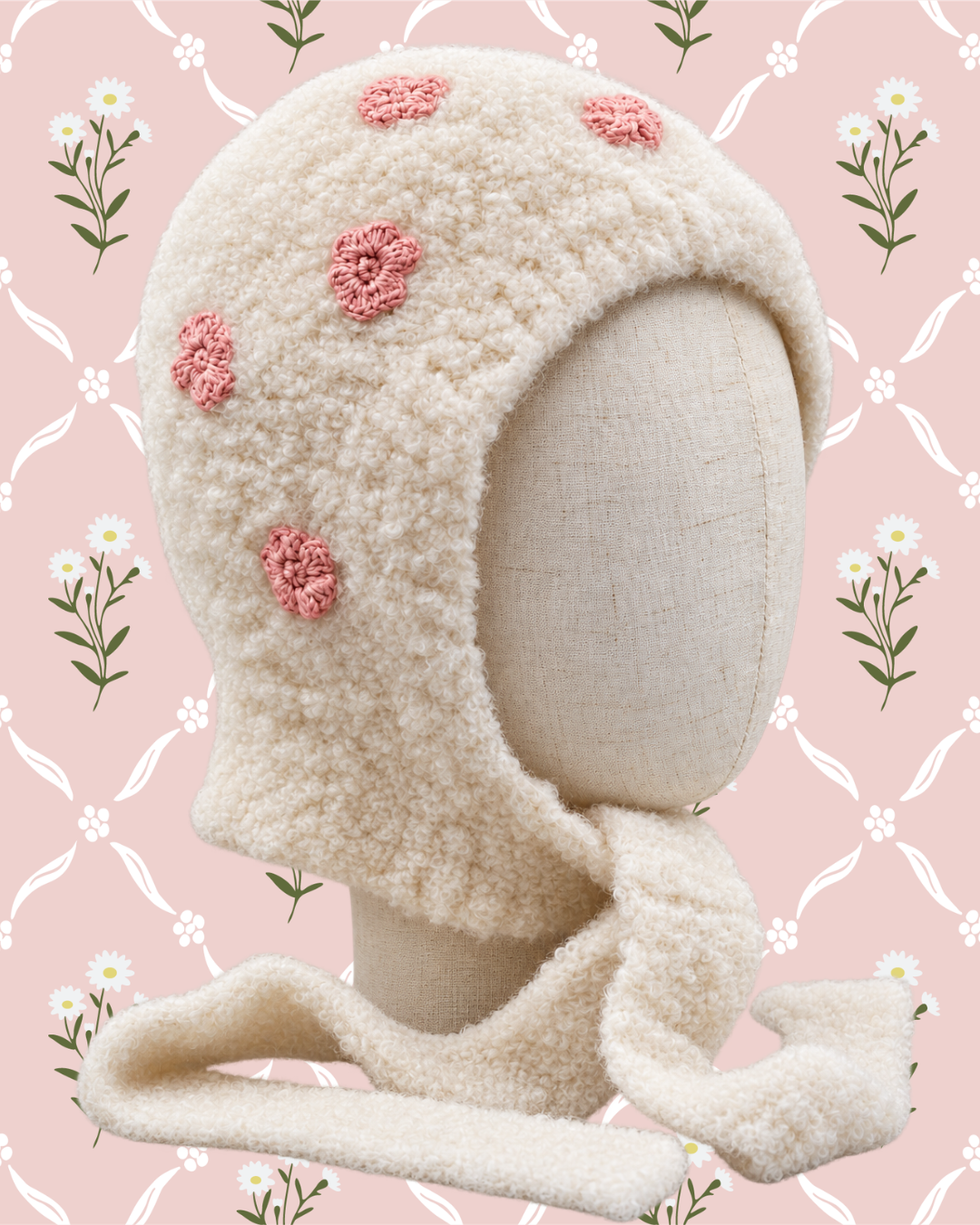 White Bonnet Cap