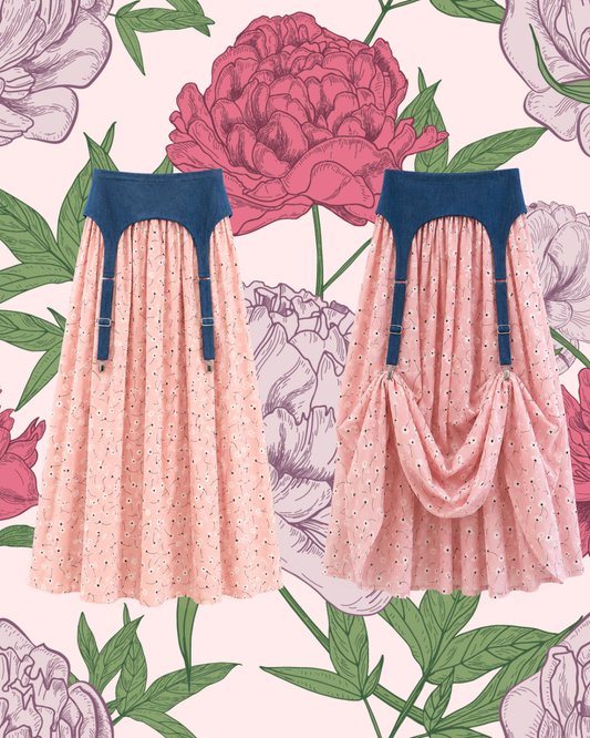Pink Garter Skirt
