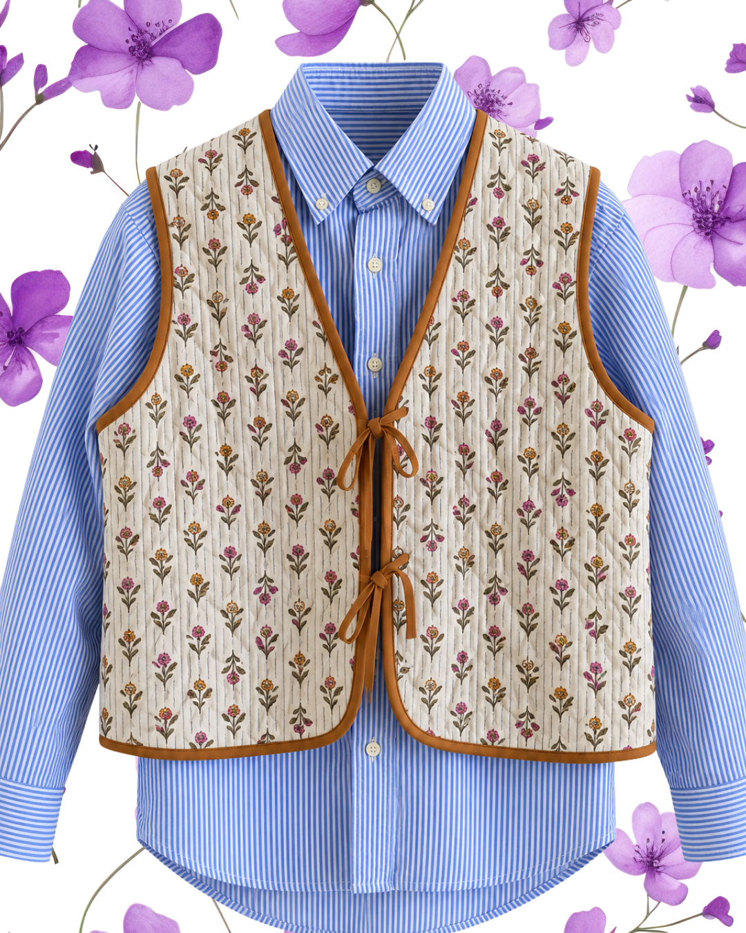 Mustard Quilted Vest