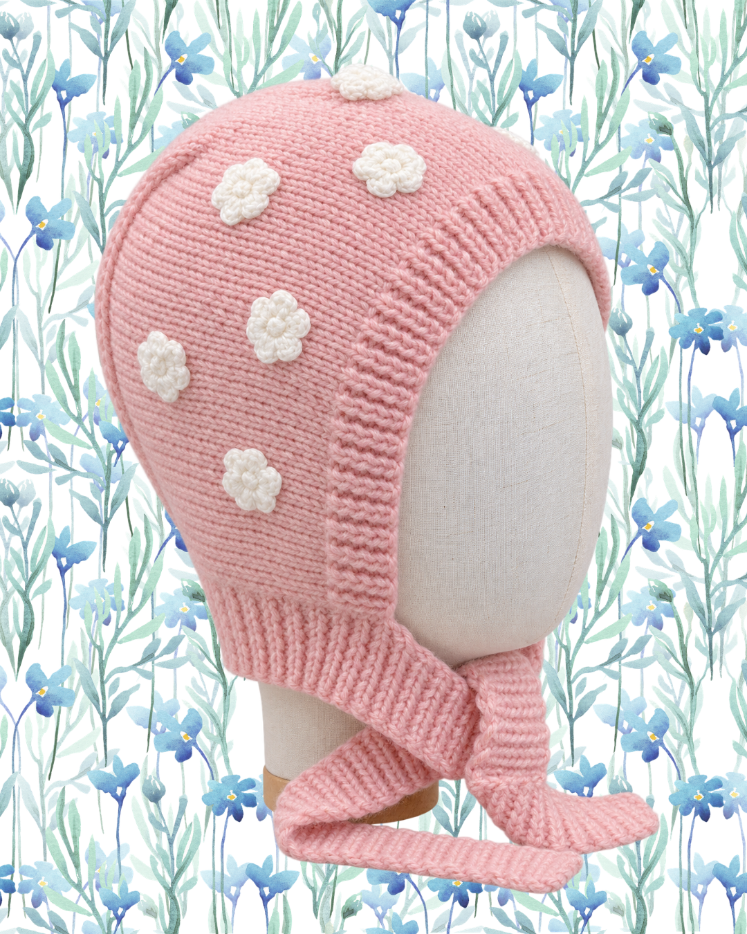 Pink Bonnet Cap