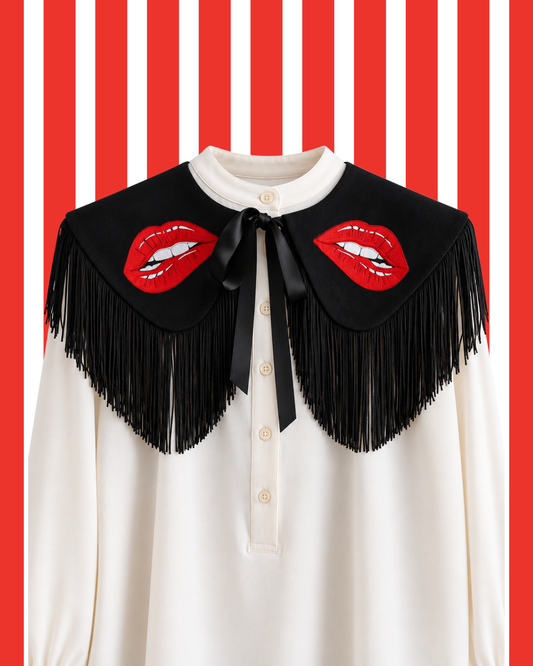Crimson Kiss Detachable Collar