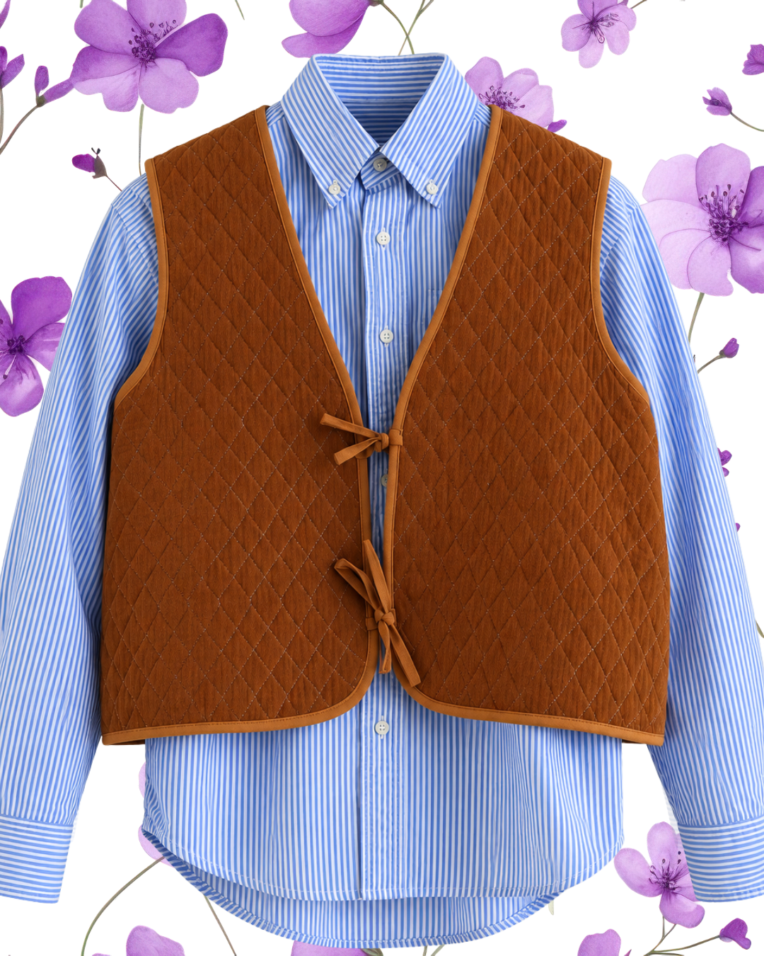 Mustard Quilted Vest