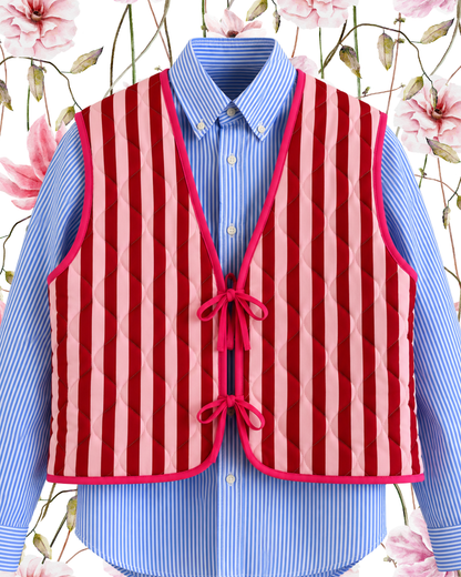 Pink Quilted Vest