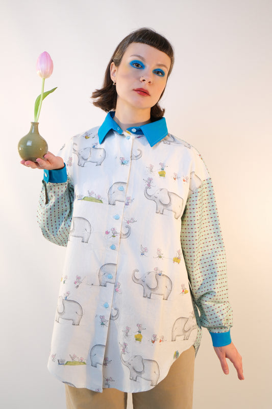 Pocket Mouse Oversized Shirt