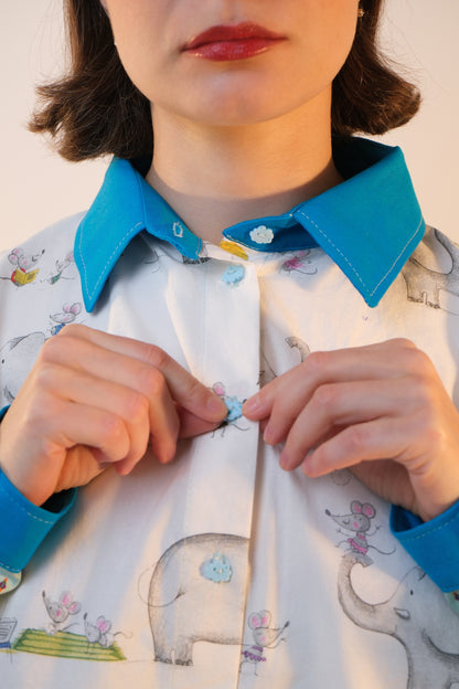 Pocket Mouse Oversized Shirt