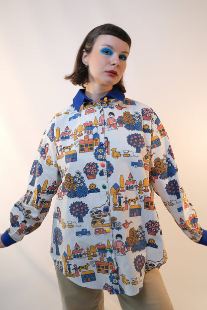 Home Again Oversized Shirt