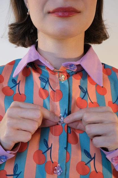 Sweet Cherry Oversized Shirt