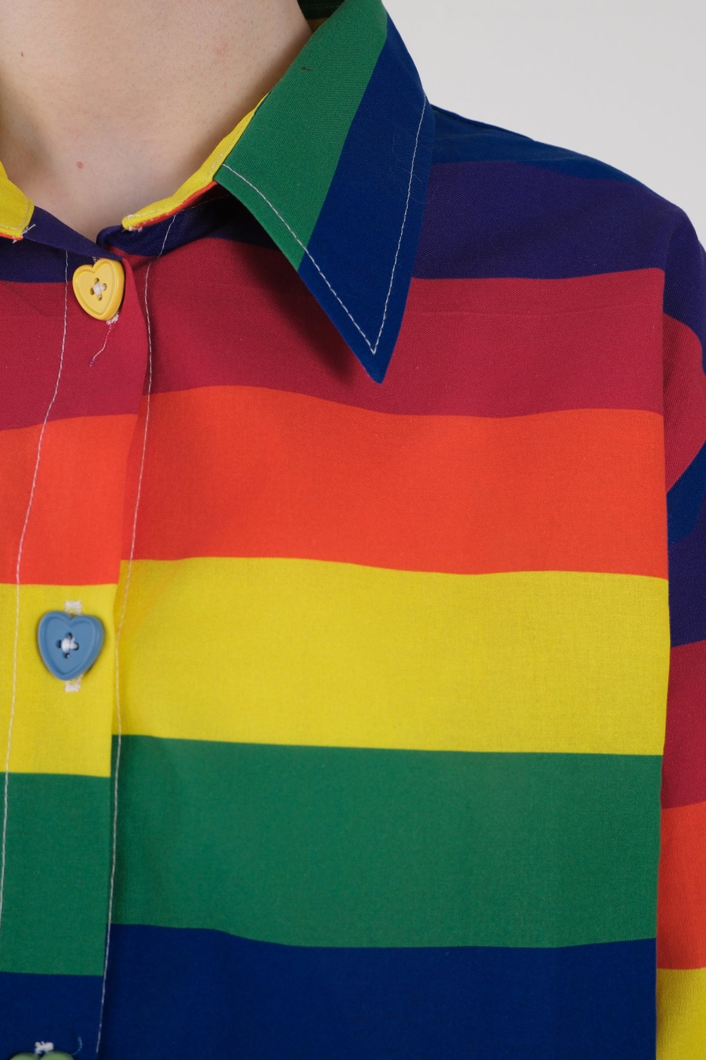 Rainbow Crop Shirt