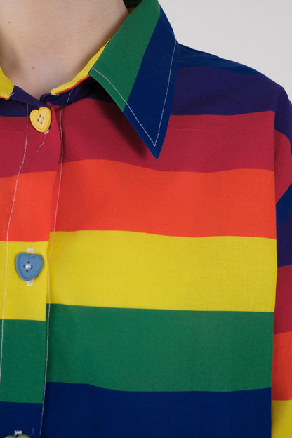 Rainbow Crop Shirt