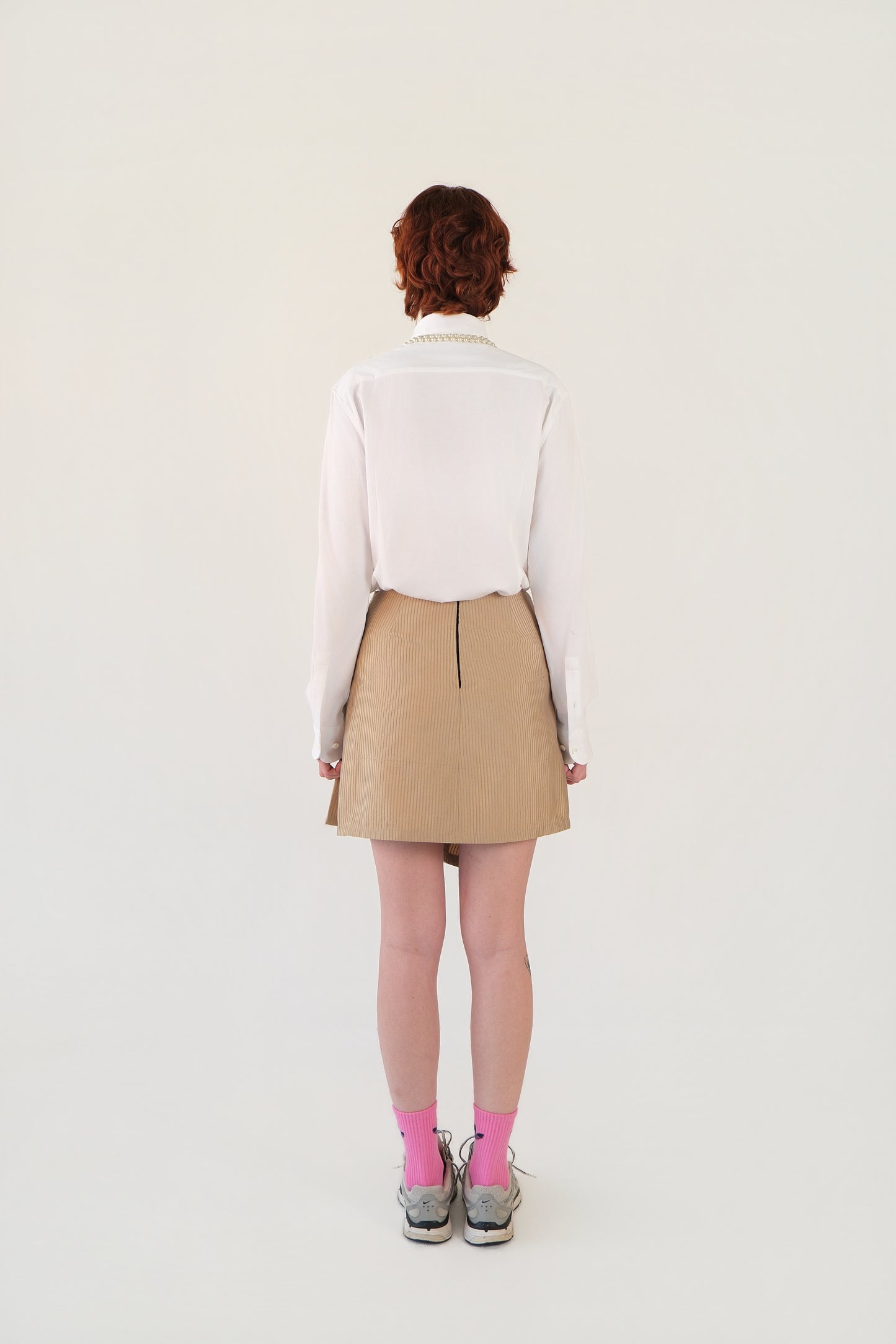 Desert Asymmetrical Pleated Skirt