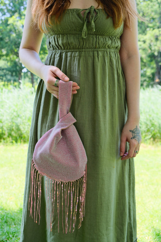 Small Blush Pink Knot Bag