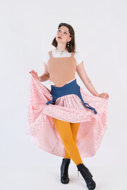 Pink Garter Skirt