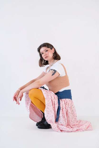 Pink Garter Skirt